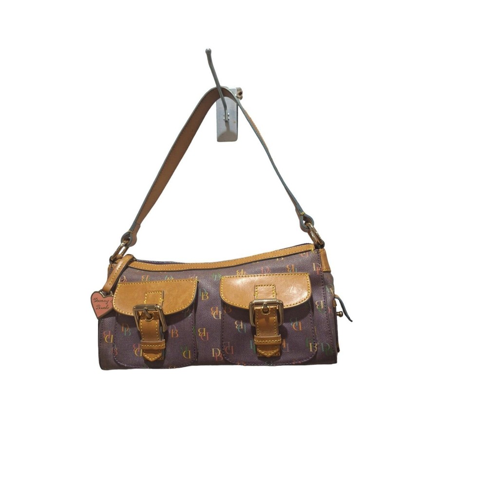 Dooney & Bourke Purple Canvas Handbag
